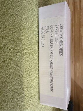 Creative Memories 6pcs Straight Edge Scissors